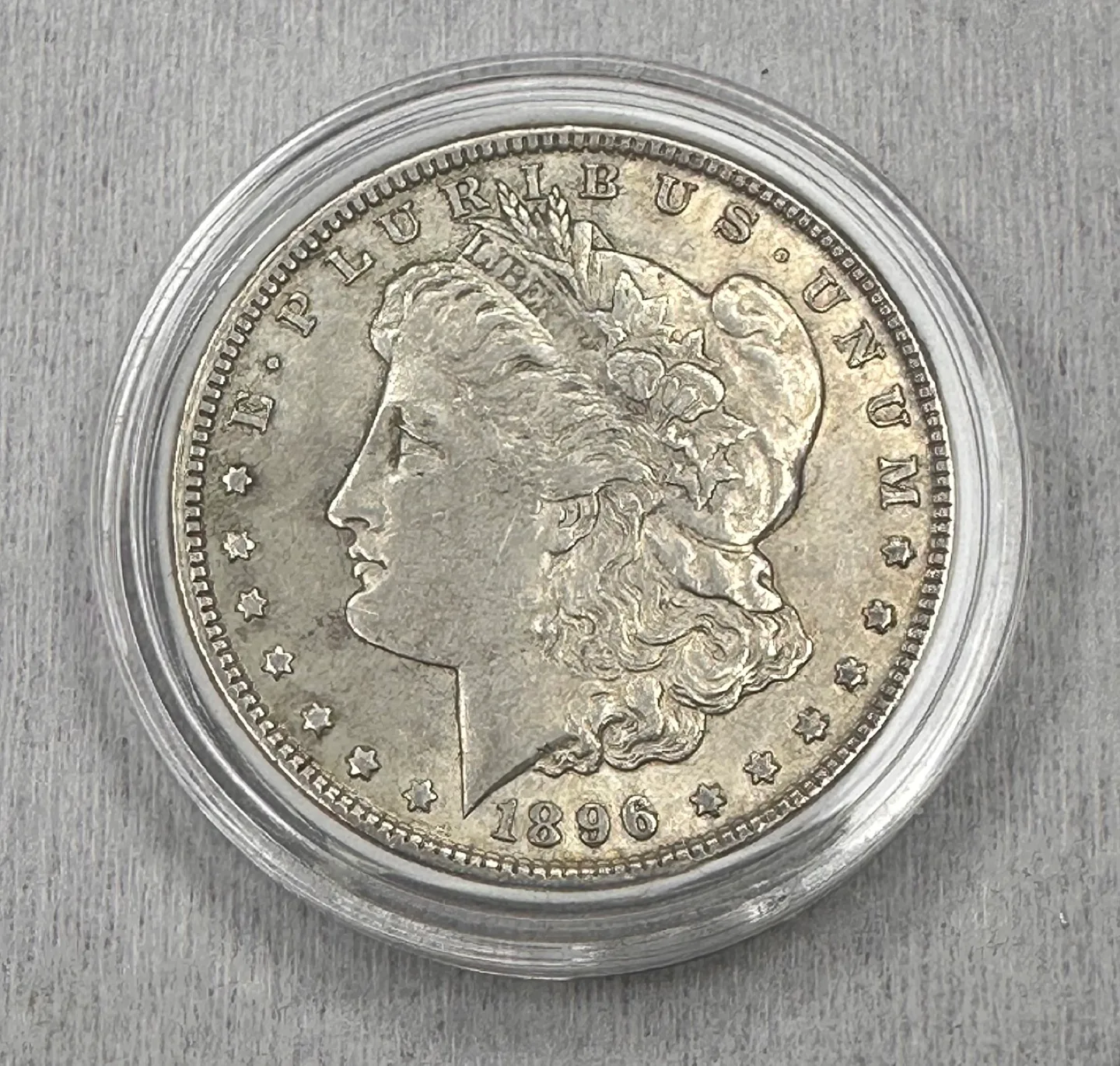 1896 USA Morgan Silver Dollar thumbnail