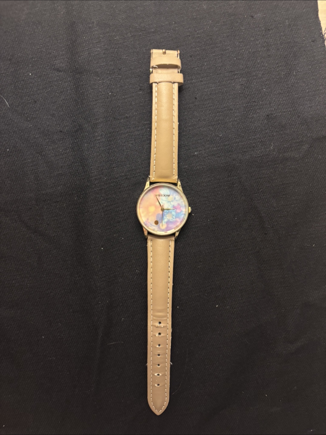 Floral Watch with Leather Band - photo 5