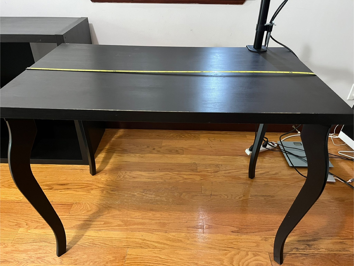 Ikea Black Wooden Desk