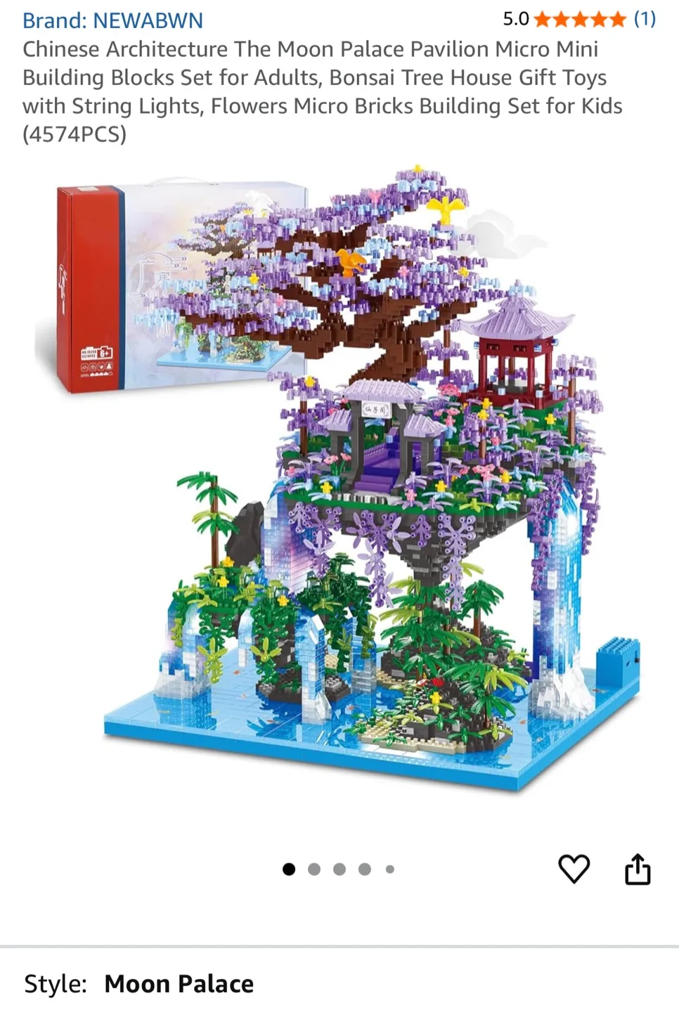 NEWABWN Moon Palace Micro Mini Building Blocks Set thumbnail