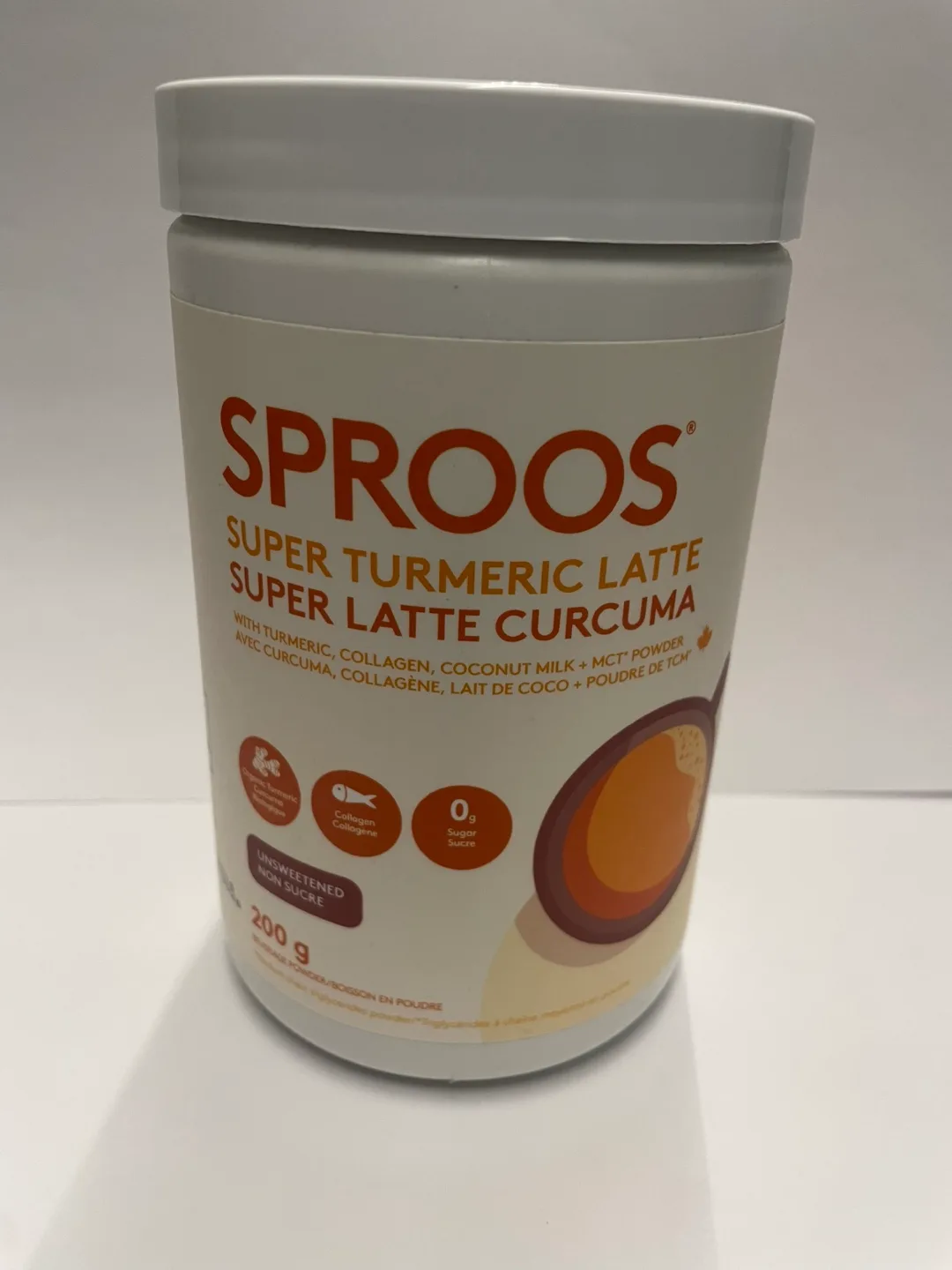 SPROOS Super Turmeric Latte - Unsweetened thumbnail
