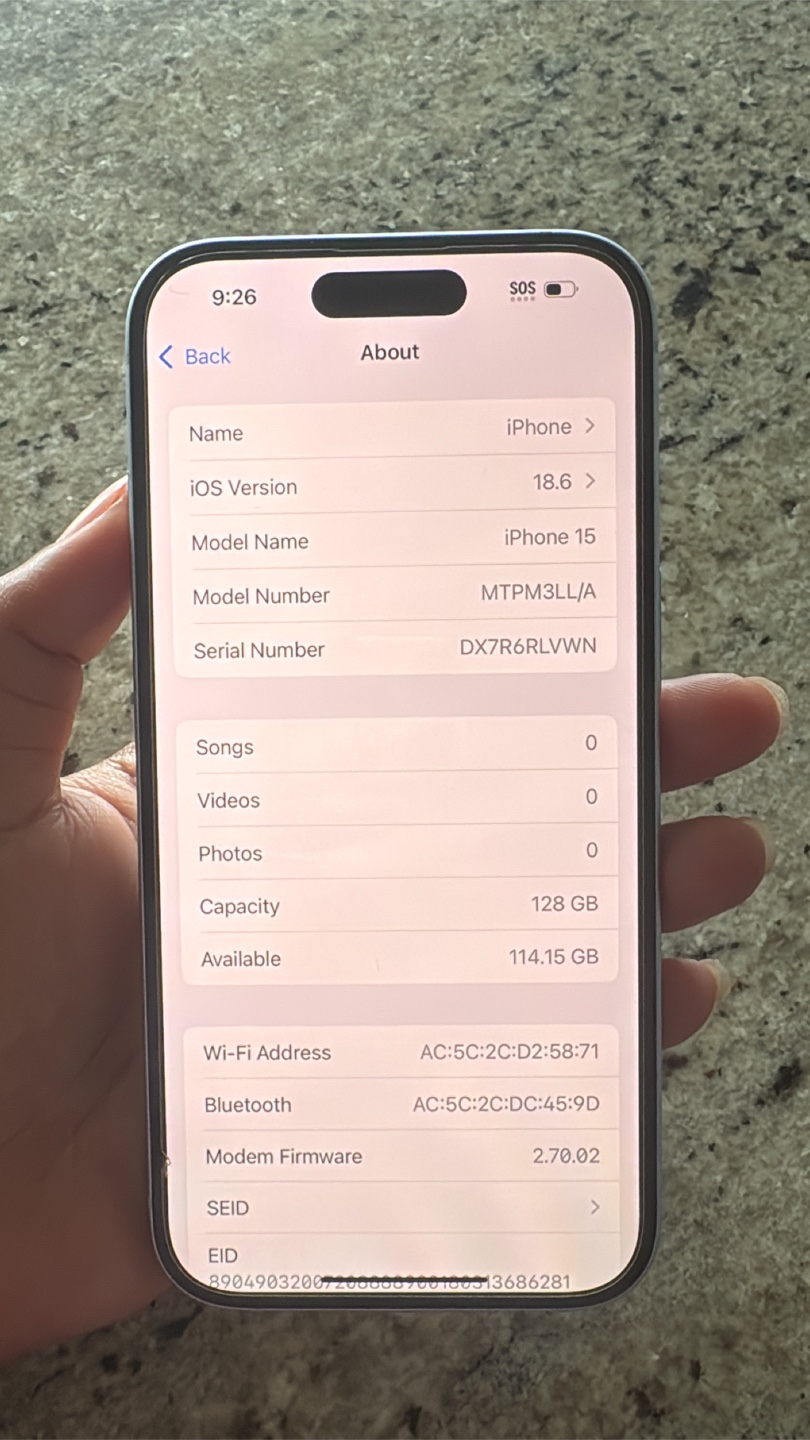 iPhone 15 - 128GB - photo 4