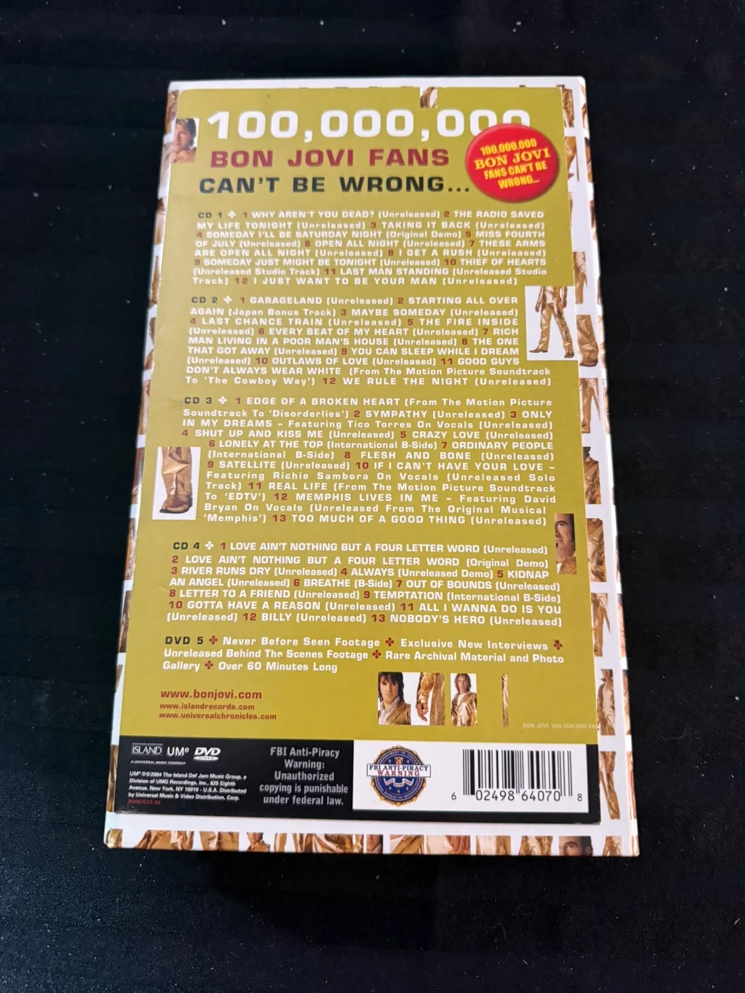 100,000,000 Bon Jovi Fans Can't Be Wrong image indicator(2)