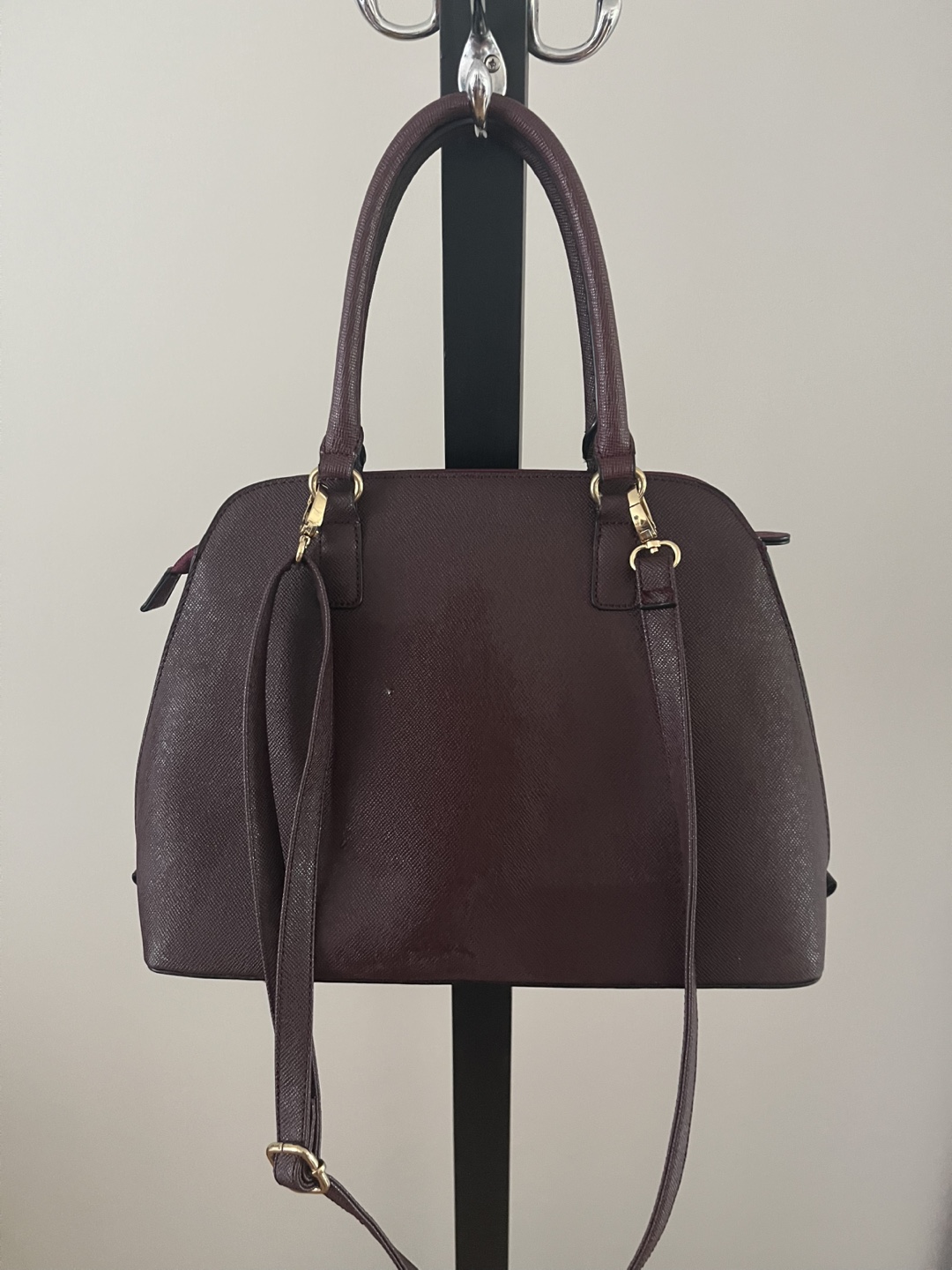 ALDO Burgundy Satchel Bag - photo 2