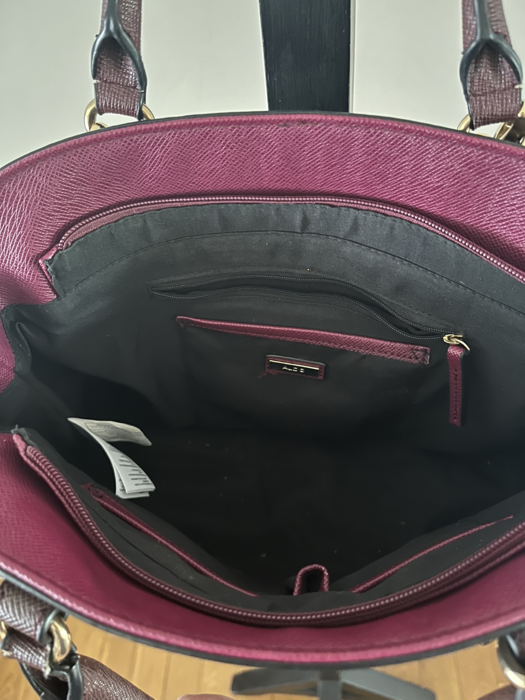 ALDO Burgundy Satchel Bag - photo 4