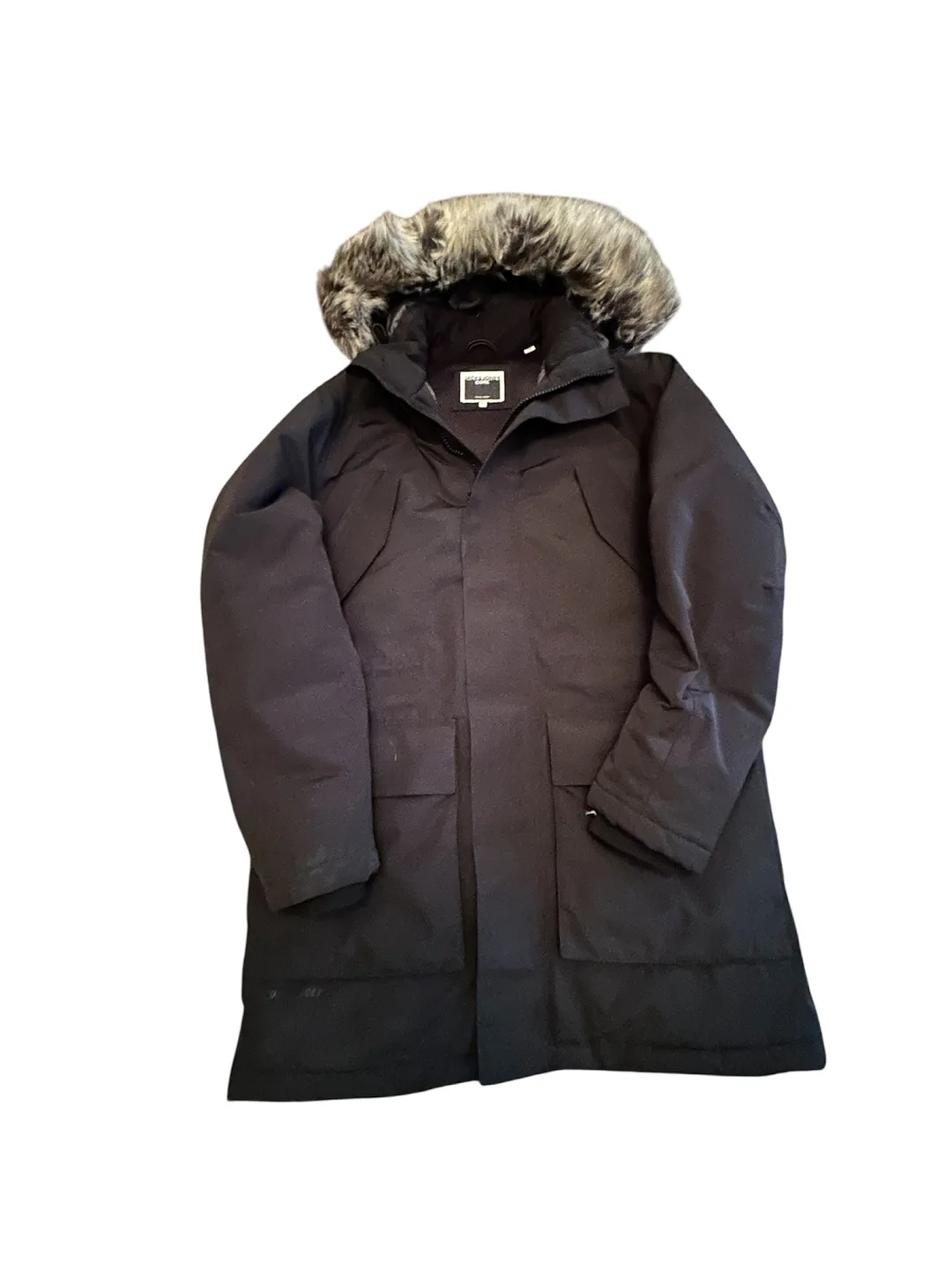 Jack & Jones Core Black Winter Parka - Size L thumbnail