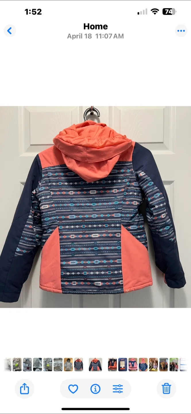 Roxy Girls' Ski Jacket Size 8 image indicator(5)