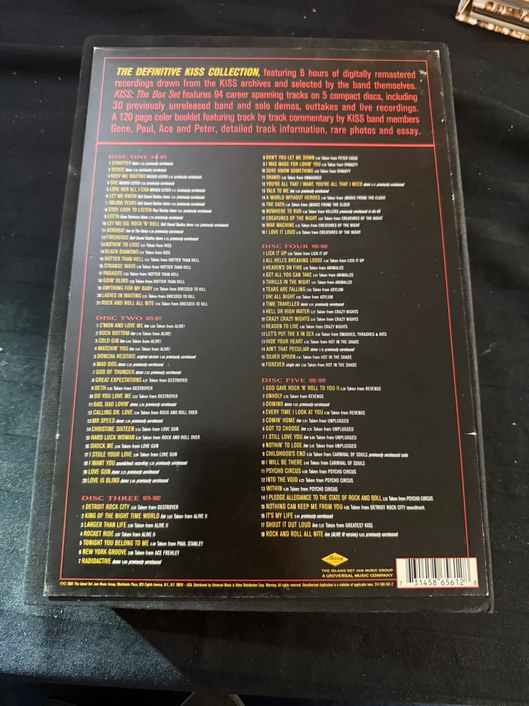 KISS The Box Set (94 Tracks, 5 CDs) image indicator(2)