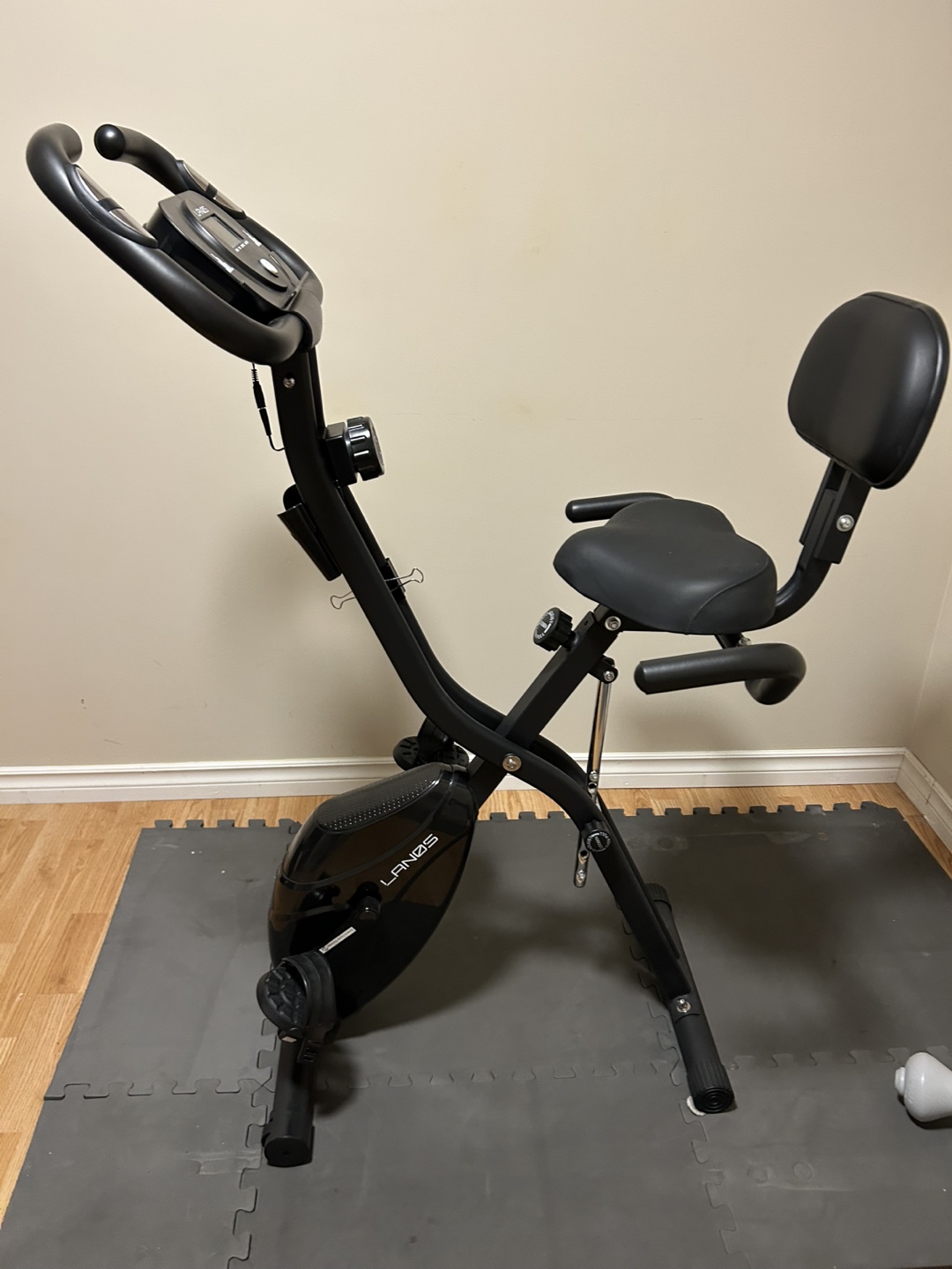 LANOS Folding Exercise Bike - Great Condition!