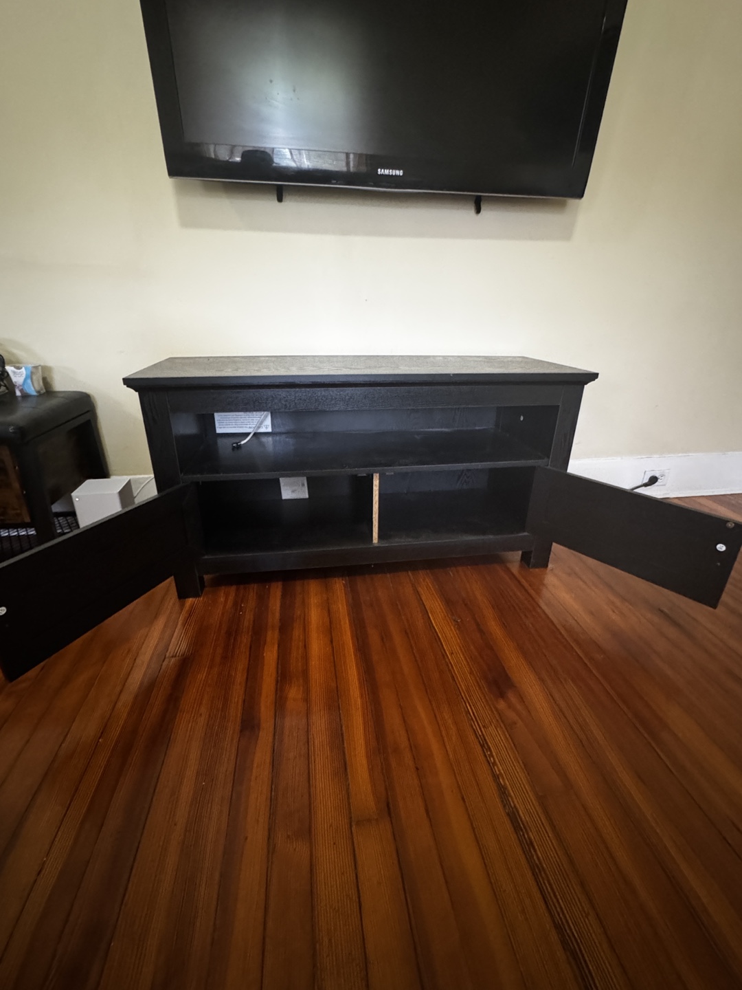 Black TV Stand/ Console Table - photo 2