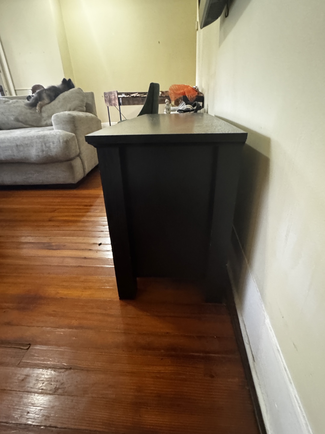 Black TV Stand/ Console Table - photo 3