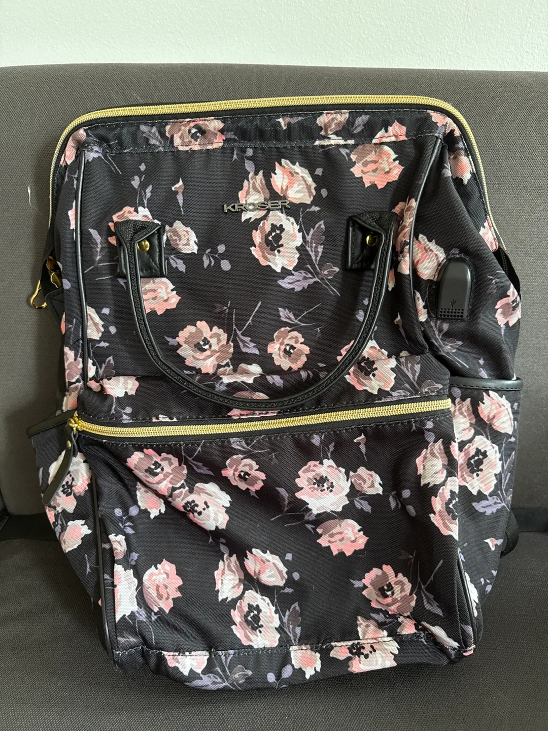 KROSER Floral Laptop Backpack thumbnail