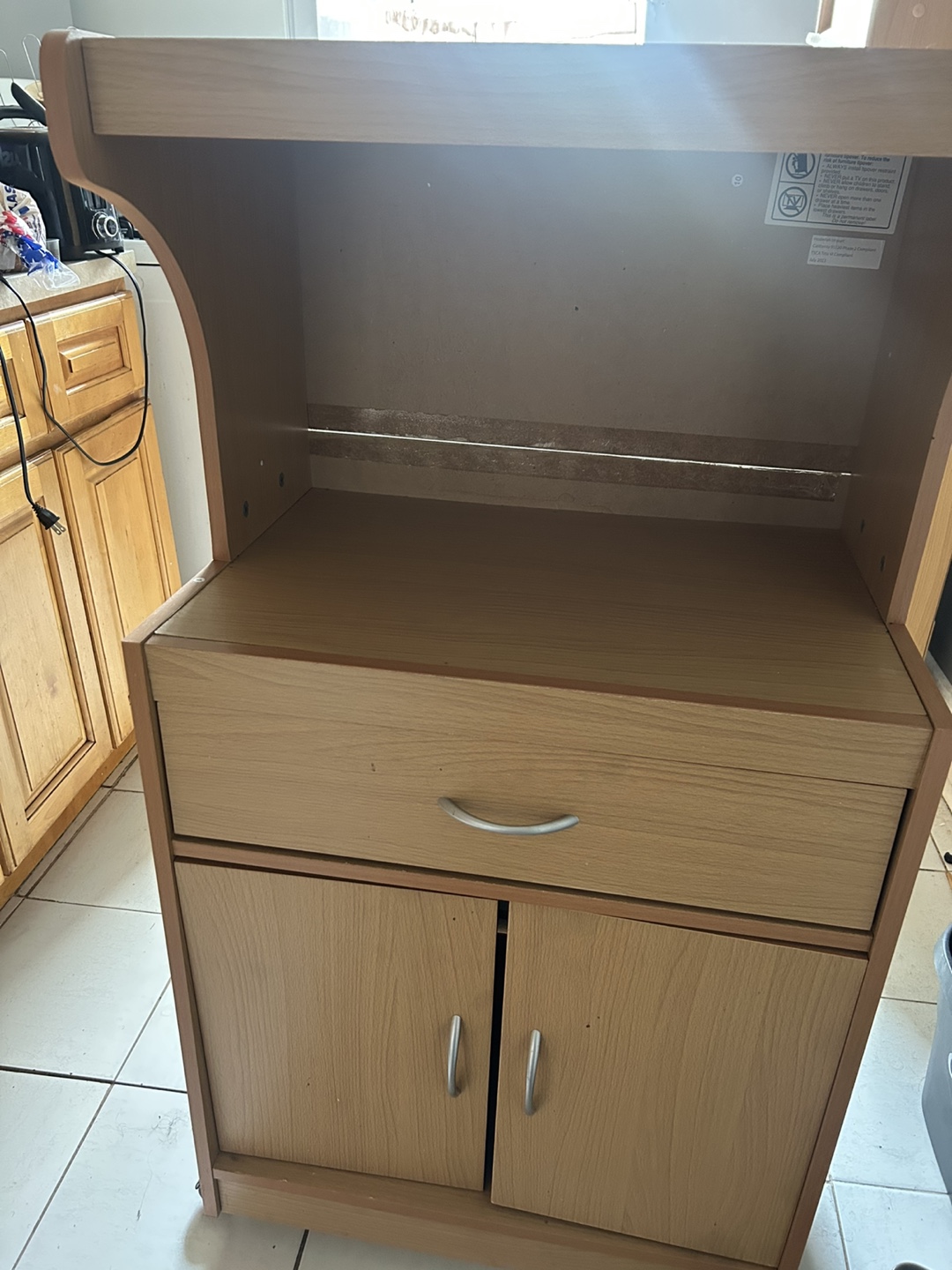 Wooden Kitchen Island Cart