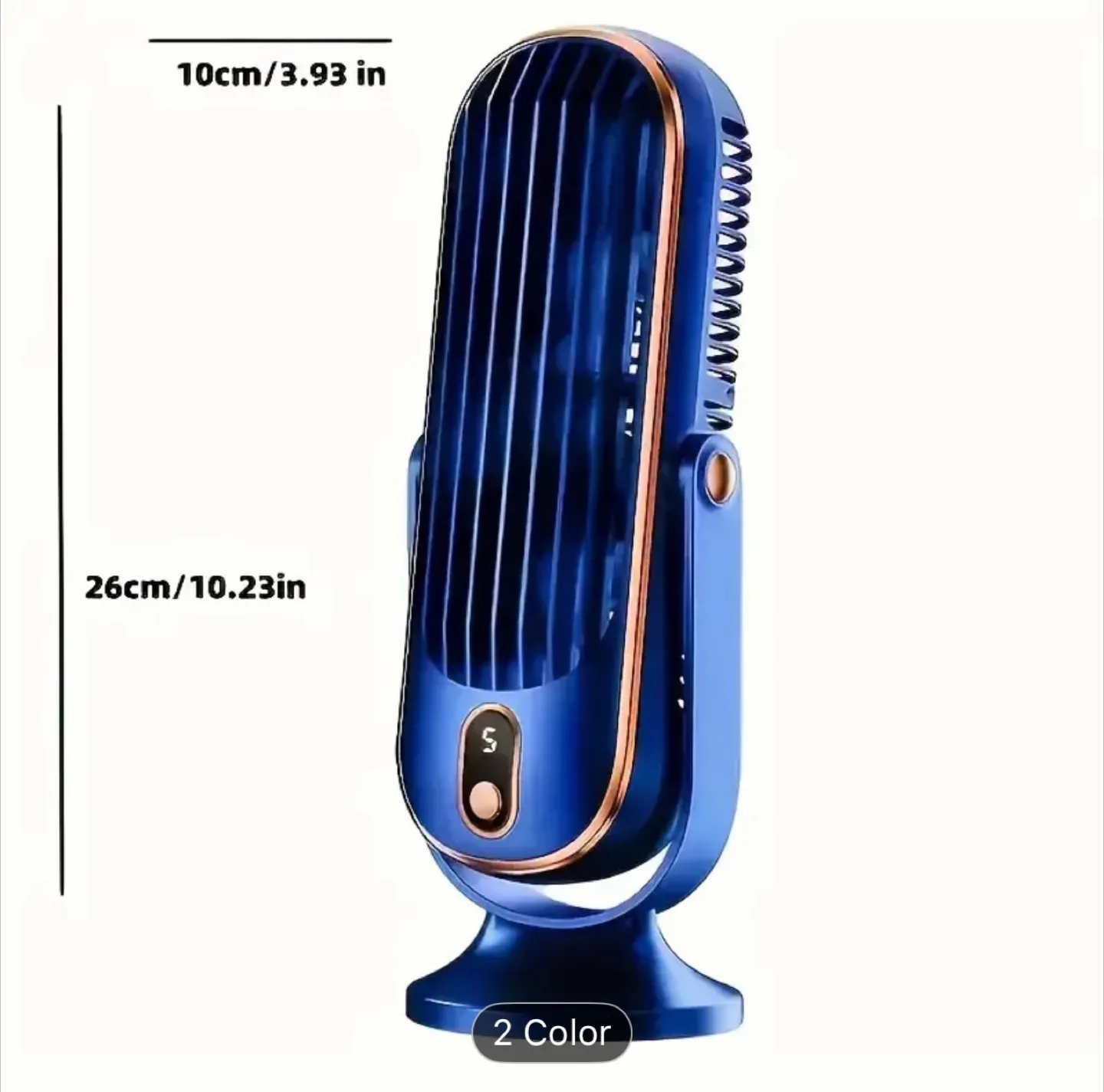 Small Blue Portable Desk Fan - Like New! image indicator(3)