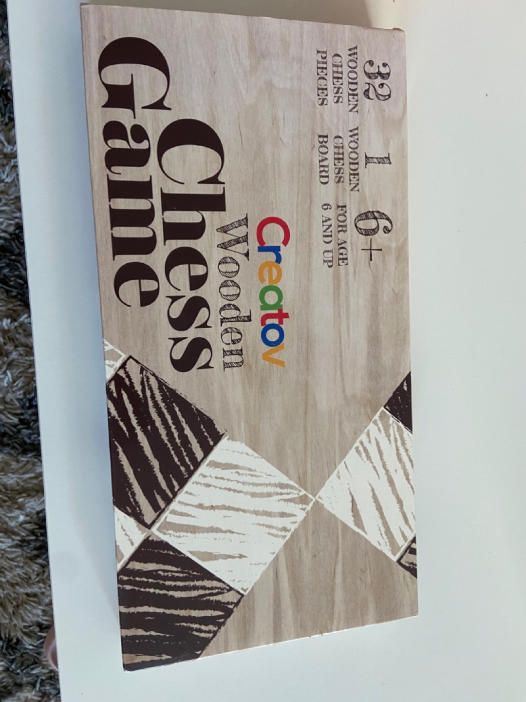 Wooden Chess Game - New!