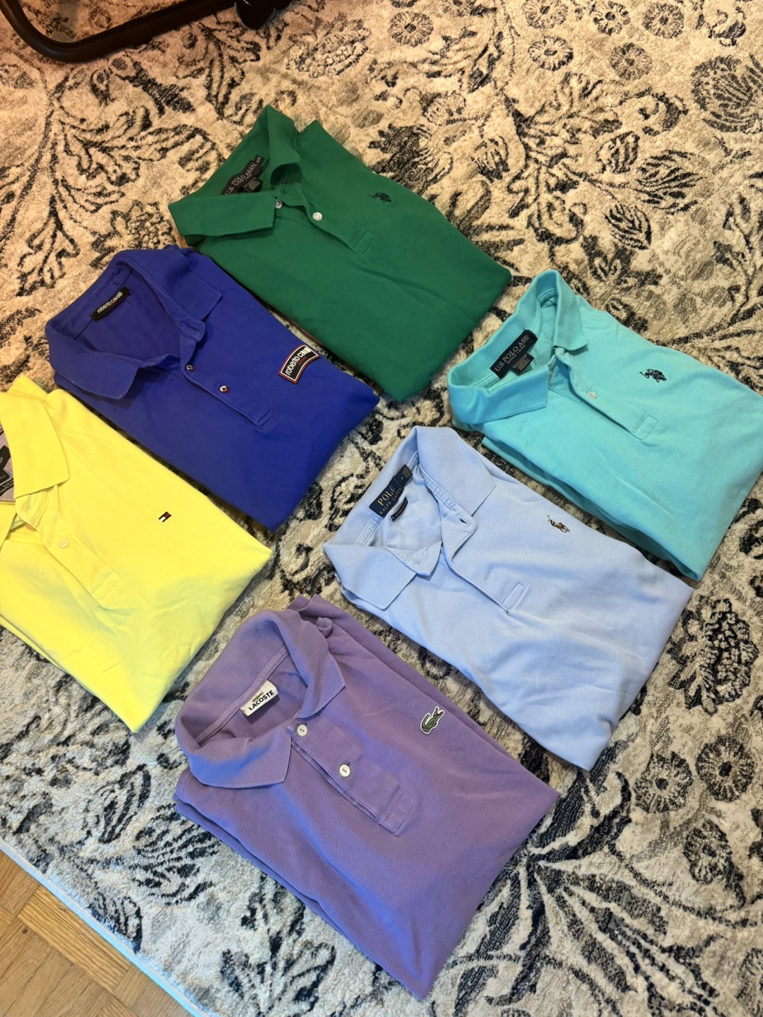 men's brand name clothing lot /9pcs /size S/M