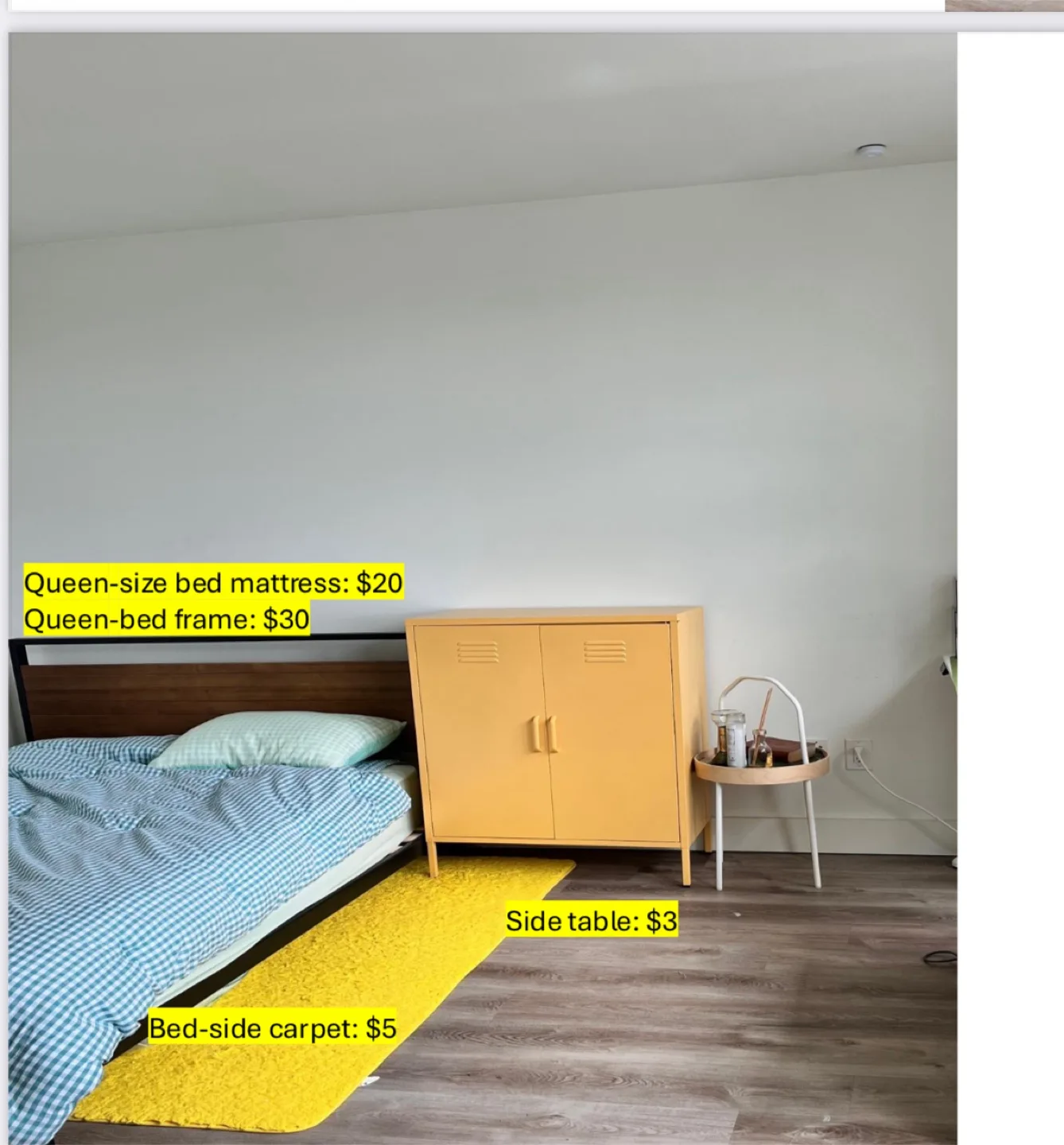 Queen-size bed mattress $ frame thumbnail