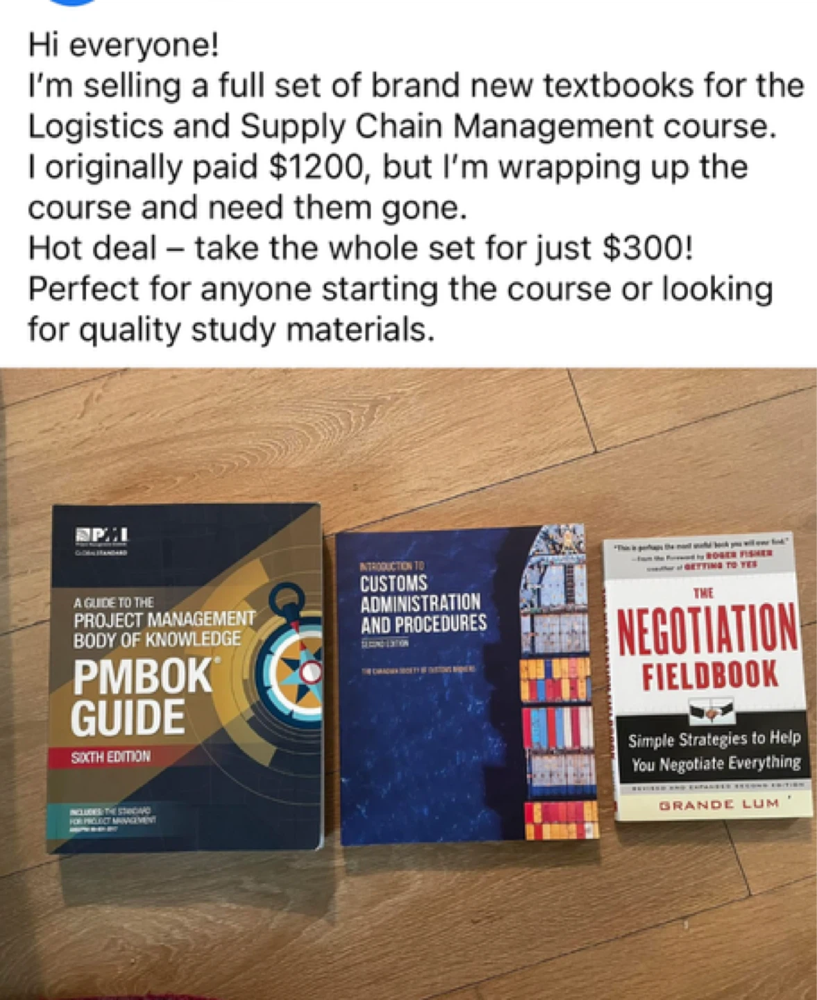 Logistics & Supply Chain Management Textbook Set - New!