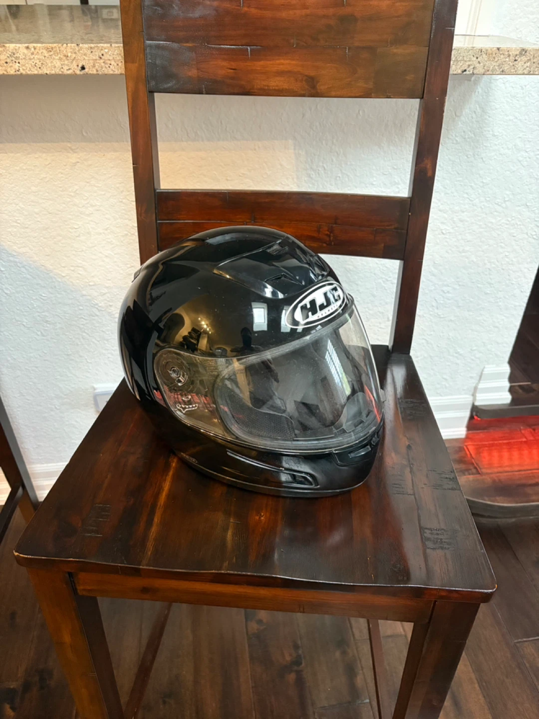 HJC FG-17 Black Motorcycle Helmet - photo 2