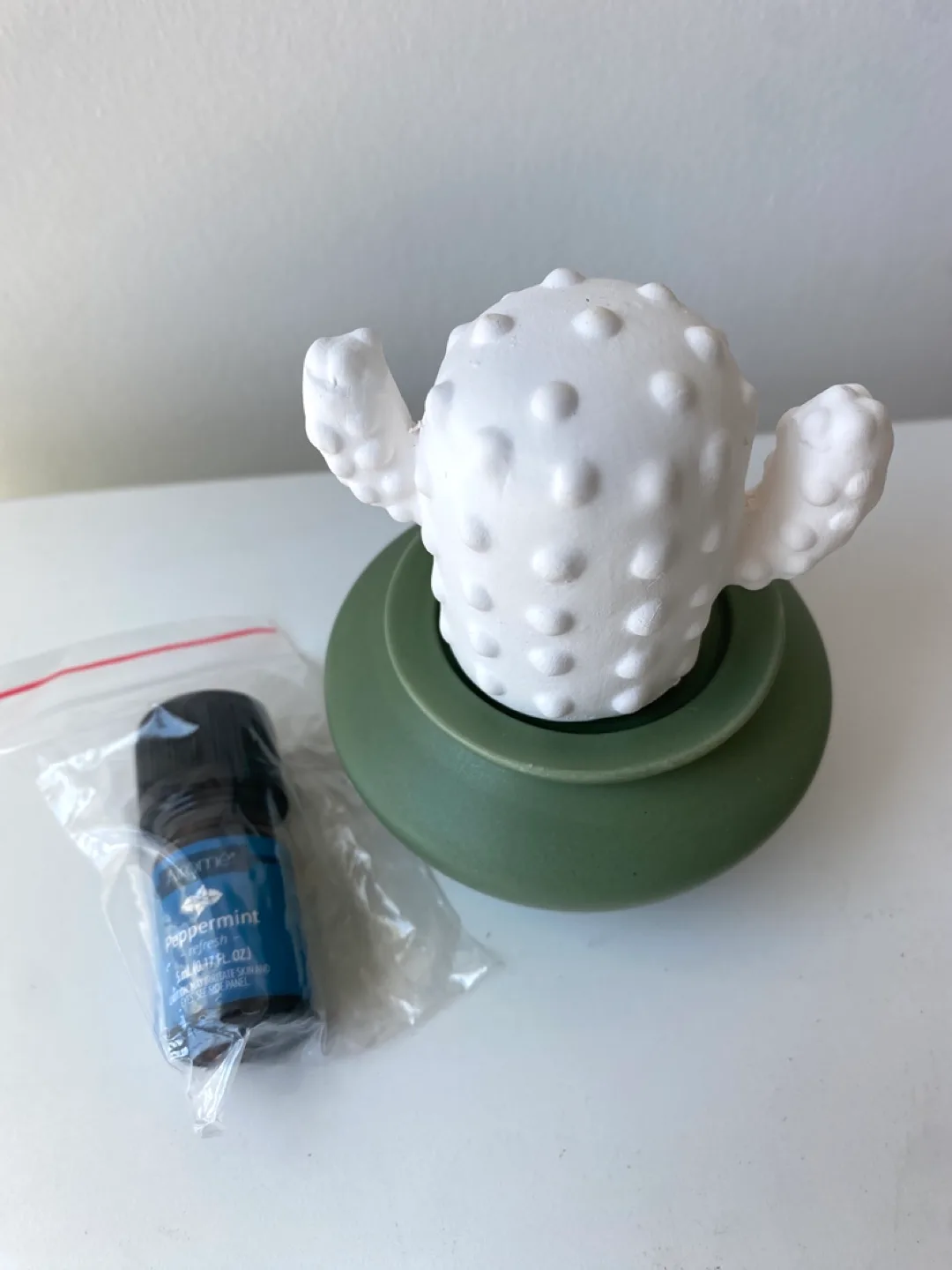 Airomé Porcelain Essential Oil Diffuser - Cactus thumbnail