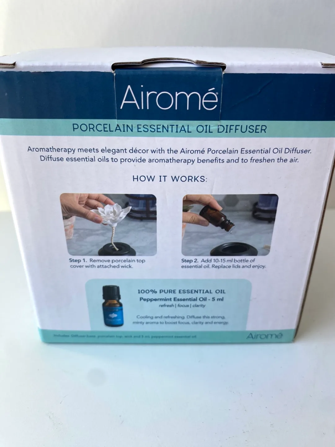 Airomé Porcelain Essential Oil Diffuser - Cactus image indicator(4)