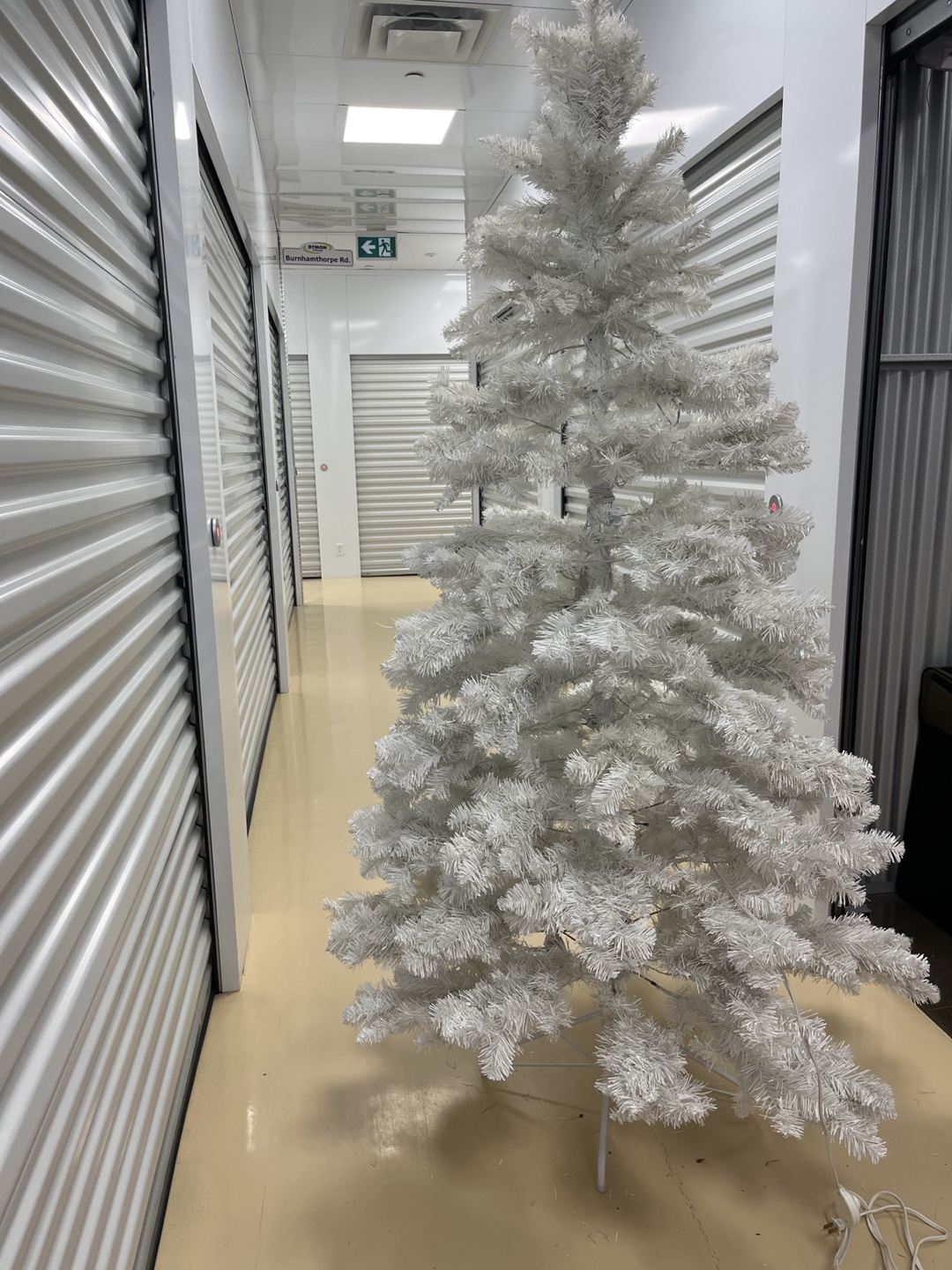 White Artificial Christmas Tree