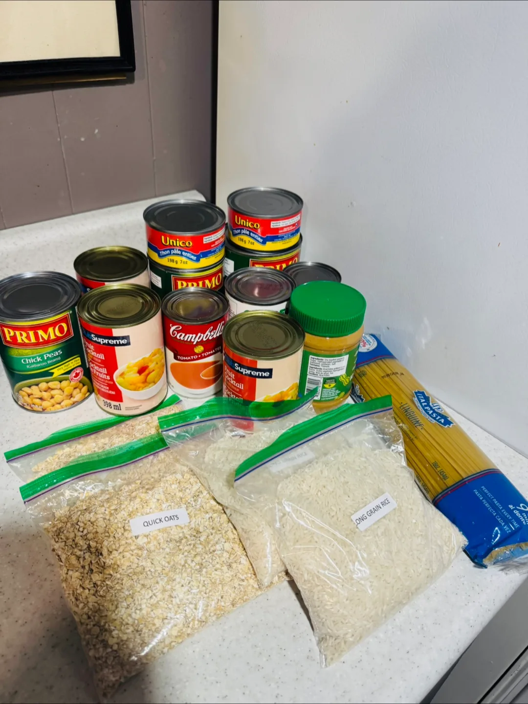 Free Assorted Pantry Items - Canned Goods, Pasta, Oats, Rice