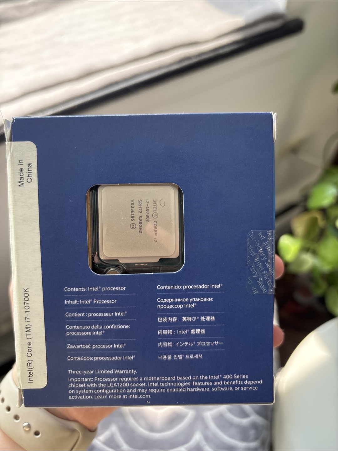 Intel Core i7-10700K CPU - LGA 1200 - photo 3