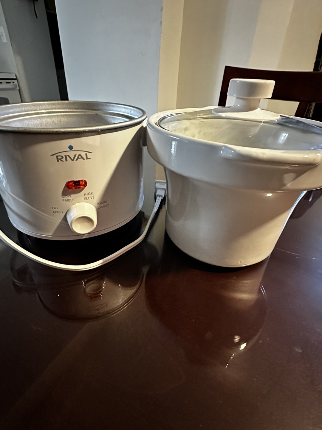 Rival White Slow Cooker