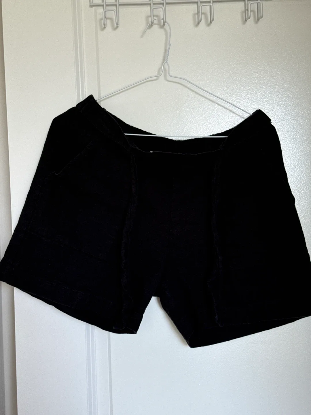 Black Linen Shorts thumbnail