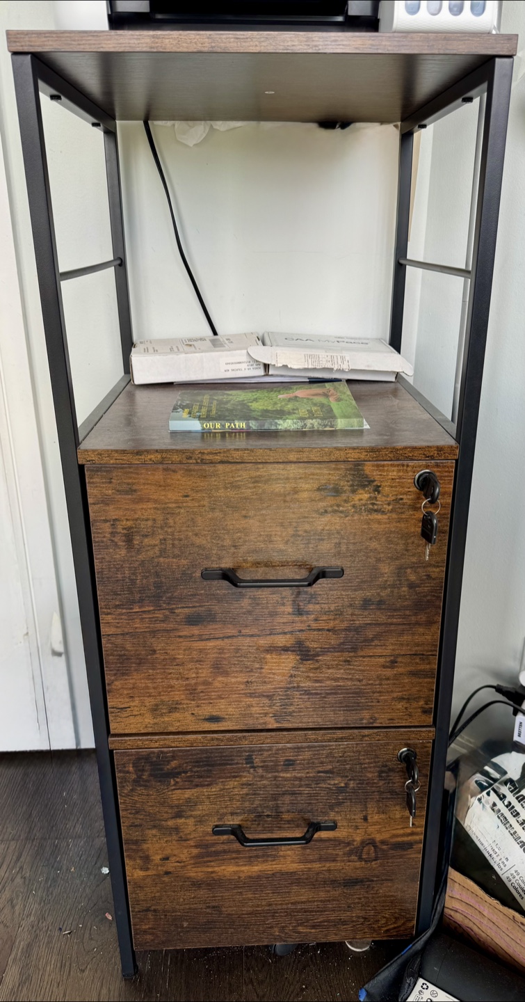 File Cabinet with 2 Drawers - photo 2