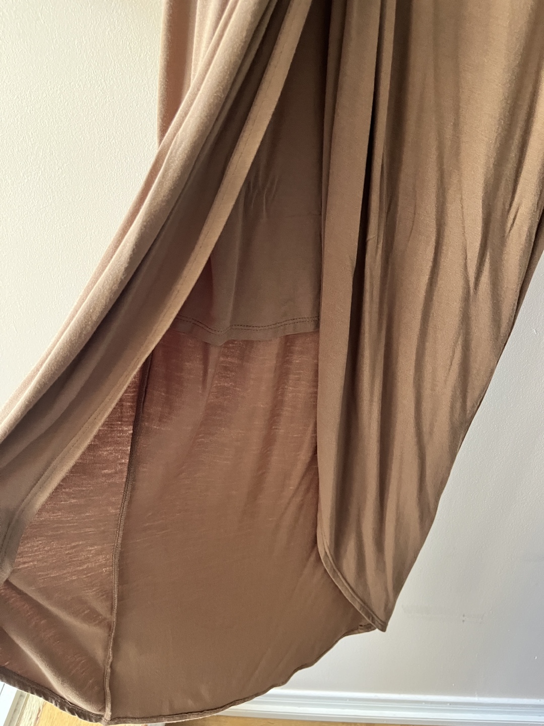 Deep V Brown Summer Dress - Size S - photo 4