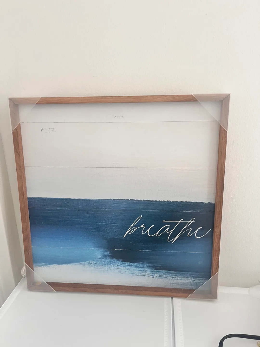 Framed 'Breathe' Wall Art thumbnail