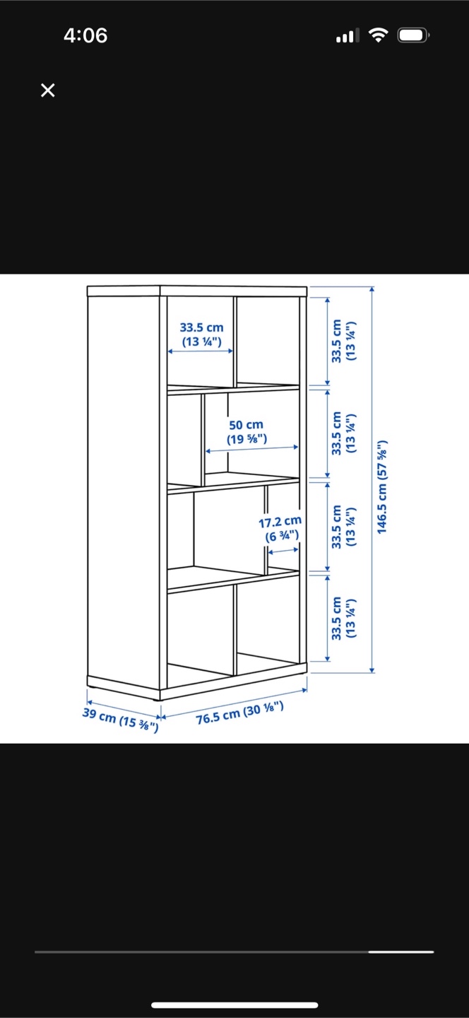 IKEA Kallax with 2 storage boxes - photo 2