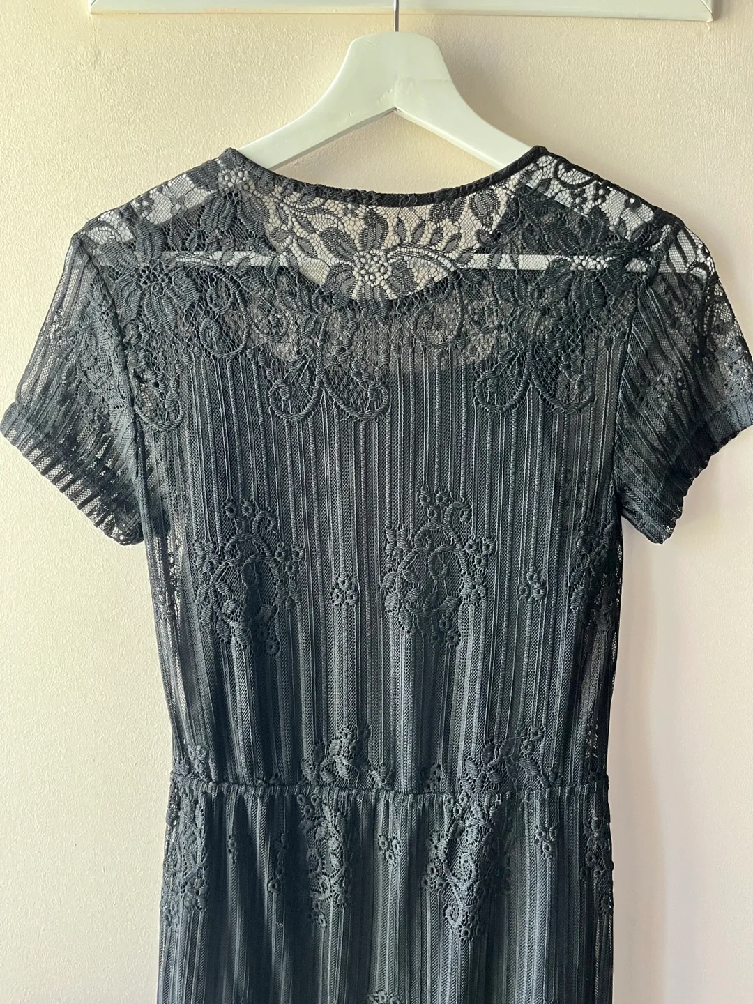 Ardene Black Lace Dress - Size S thumbnail