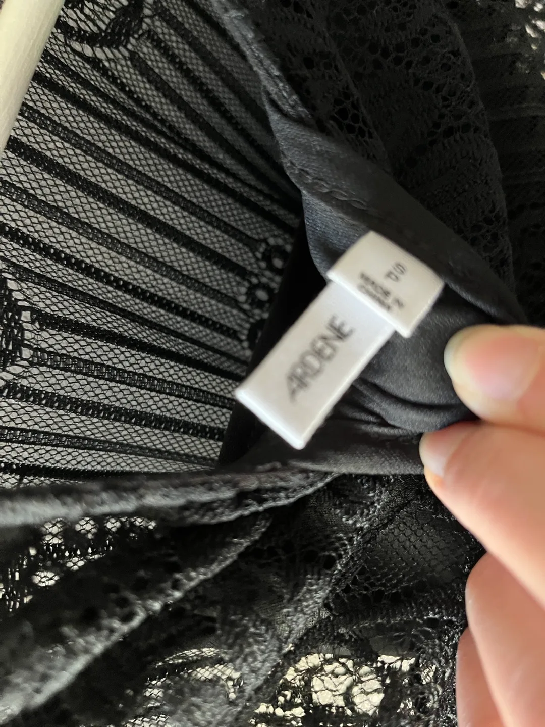 Ardene Black Lace Dress - Size S image indicator(5)