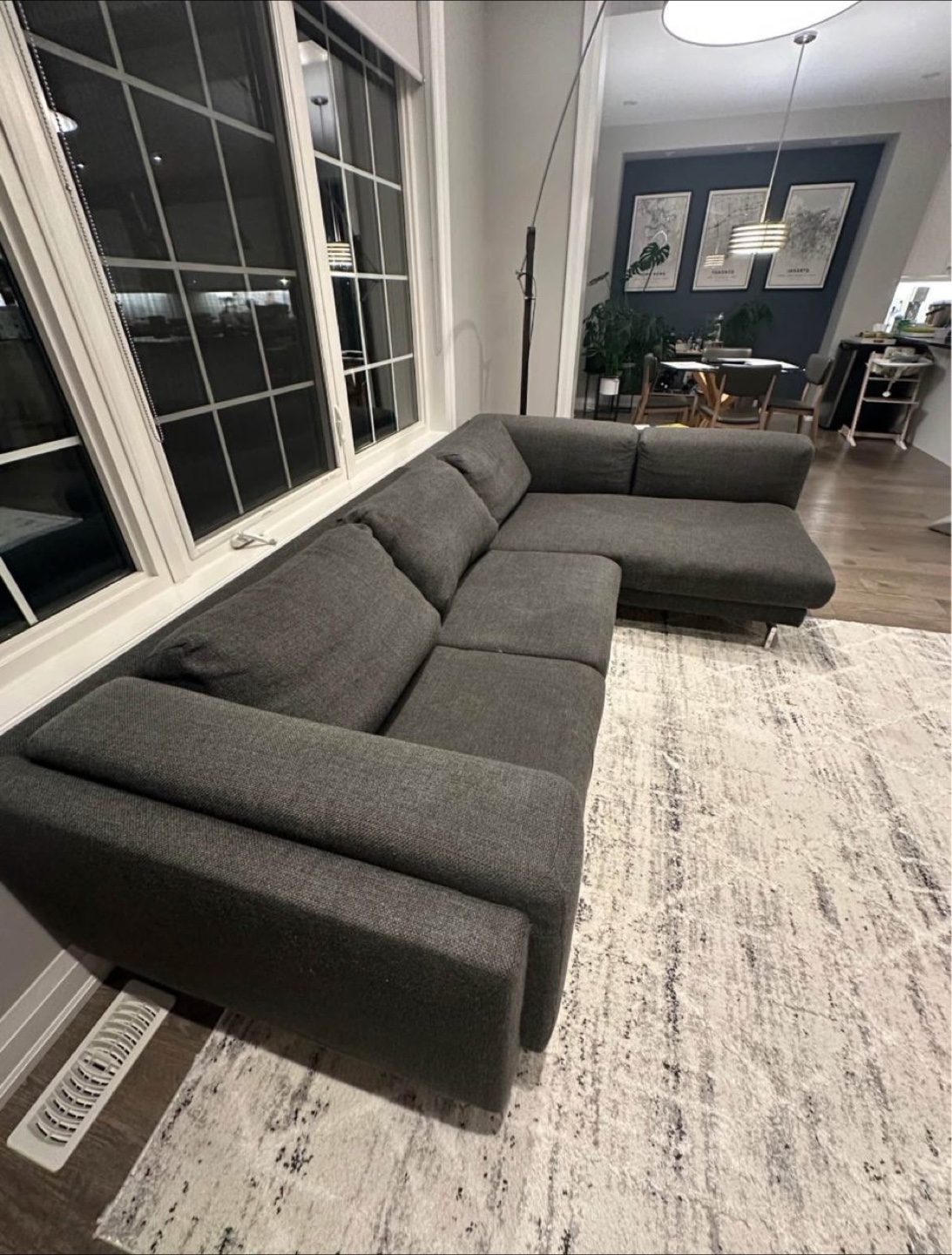 IKEA L-Shaped Sofa / Couch with Chaise – Great Condition - photo 3