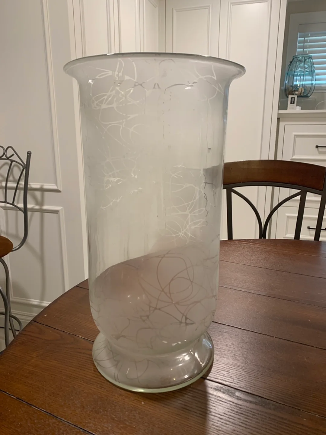 Large Decorative Glass Vase thumbnail