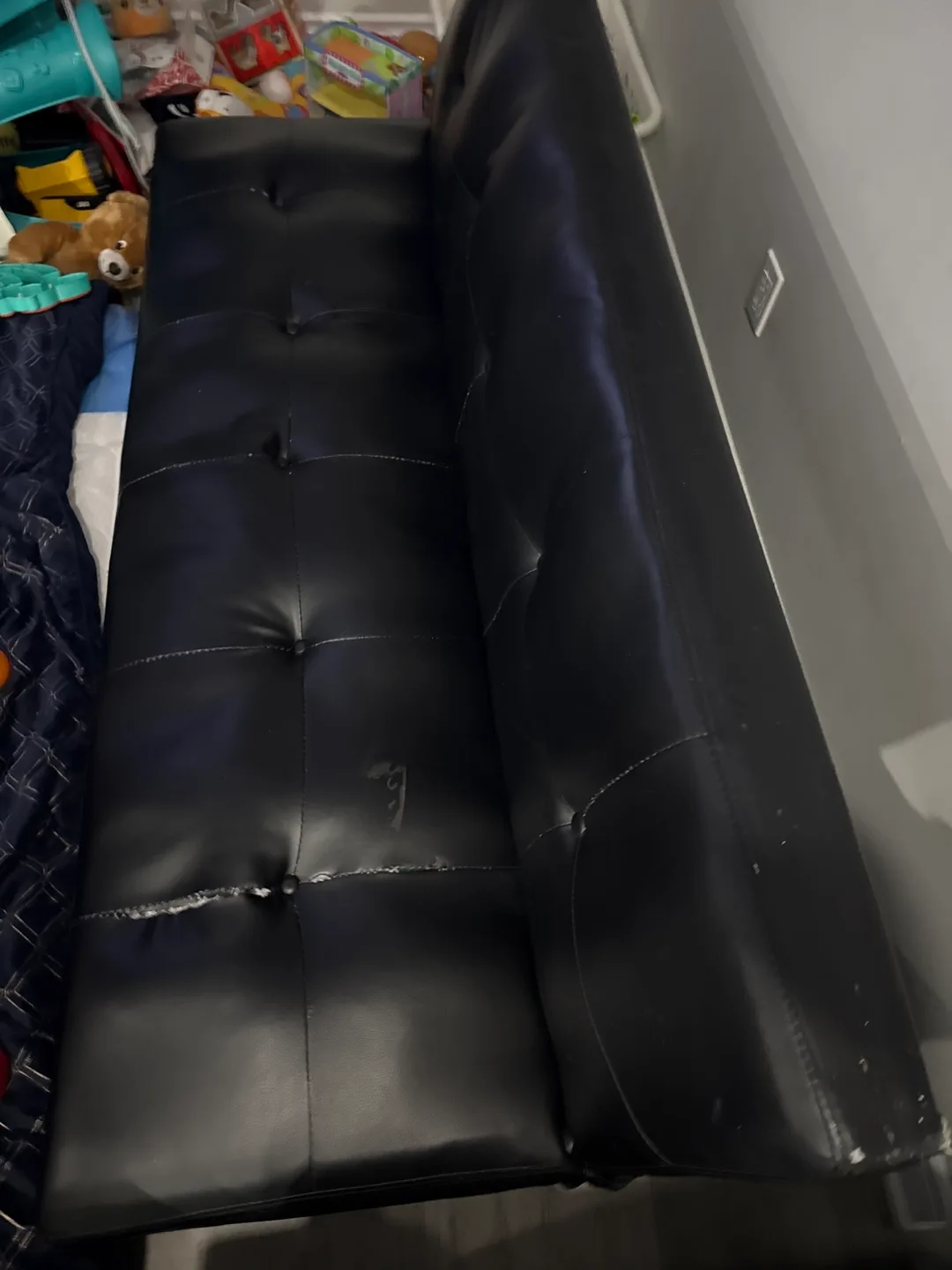 Black Futon - Good Condition thumbnail