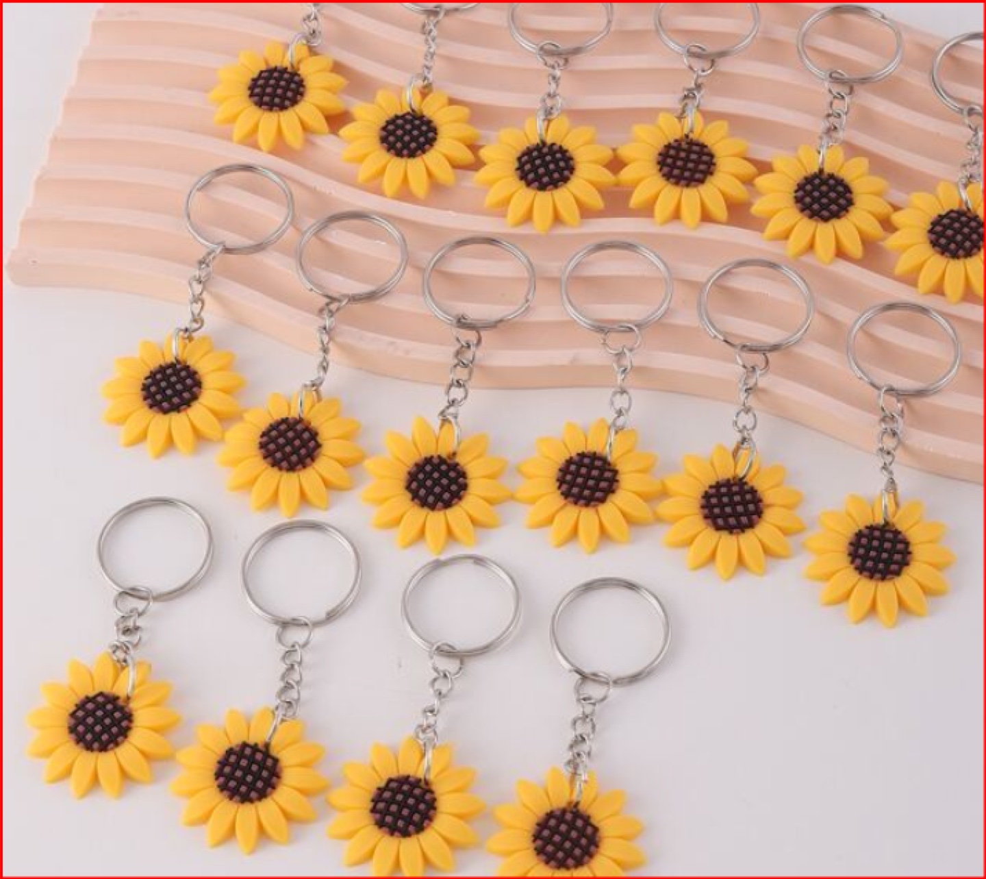 Sunflower Keychain - photo 3