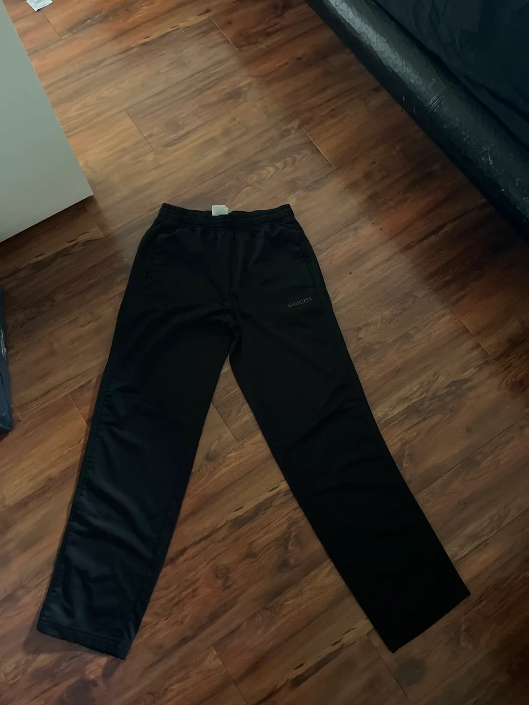 Adidas Black Track Pants - Size M thumbnail