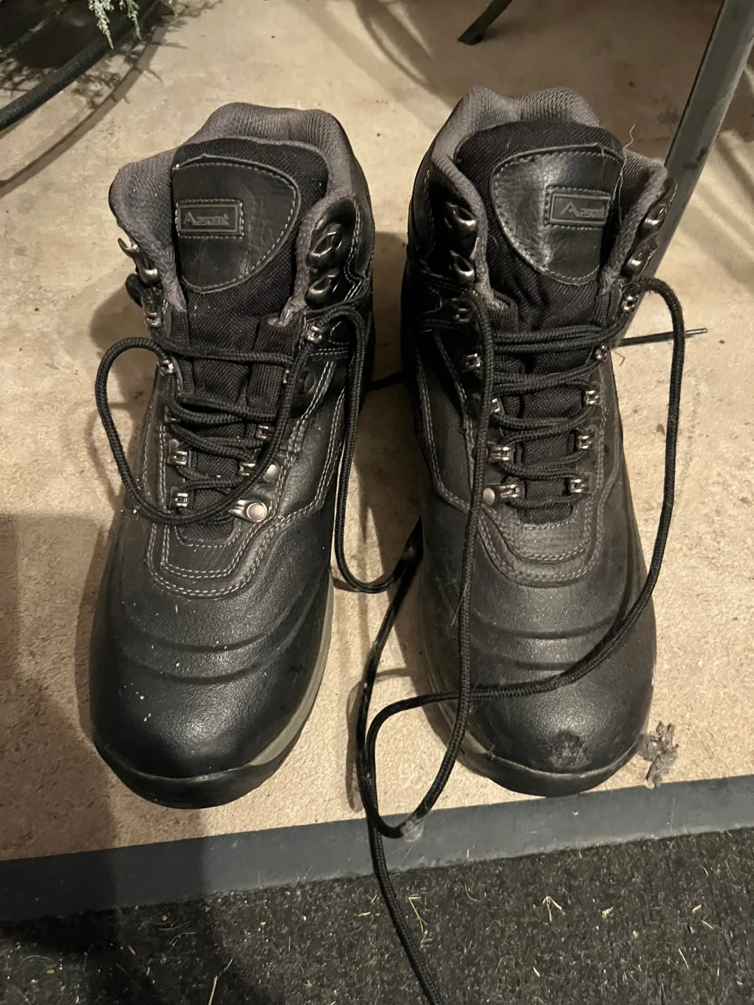 Ascent Black Leather Boots - Men’s 11 thumbnail