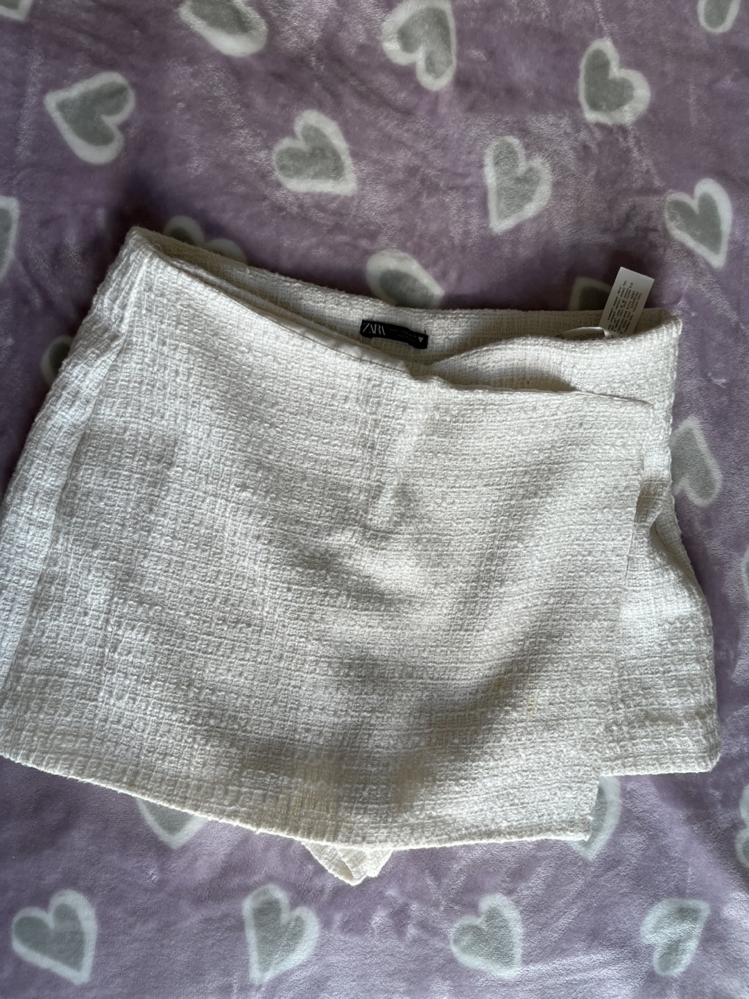 Zara White Shorts - Size L