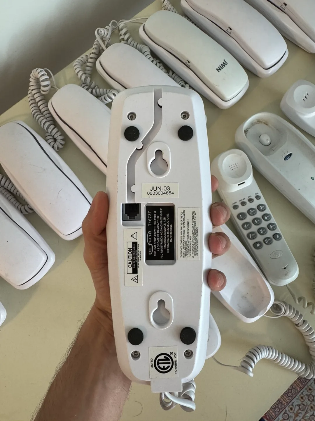 Teltech Corded Phone Lot - White image indicator(4)