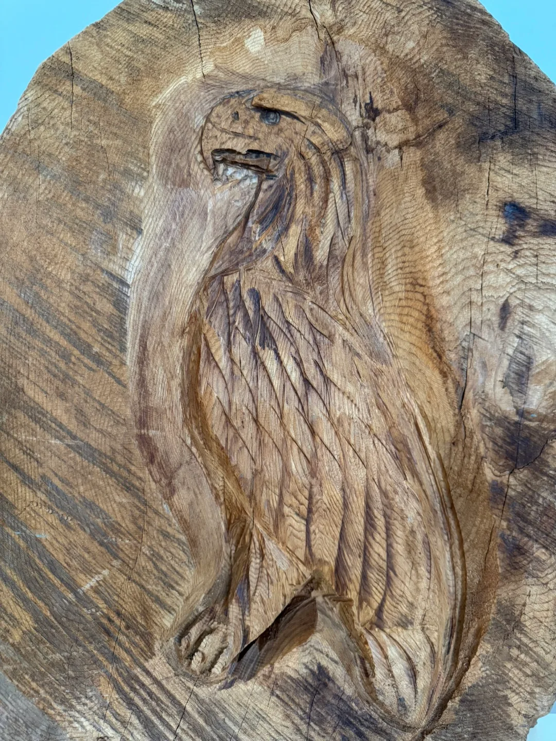 Hand Carved Wooden Eagle Plaque image indicator(4)
