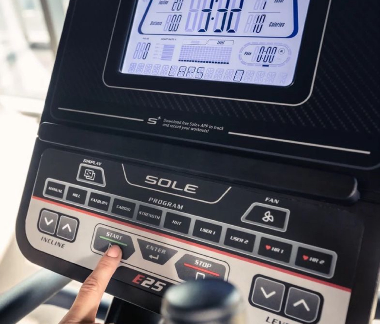 Sole E370S Elliptical Exercise Machine - photo 4