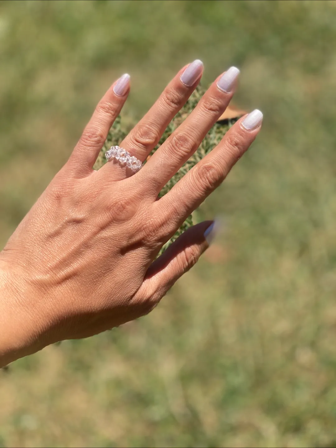 Crystal Beaded Ring thumbnail