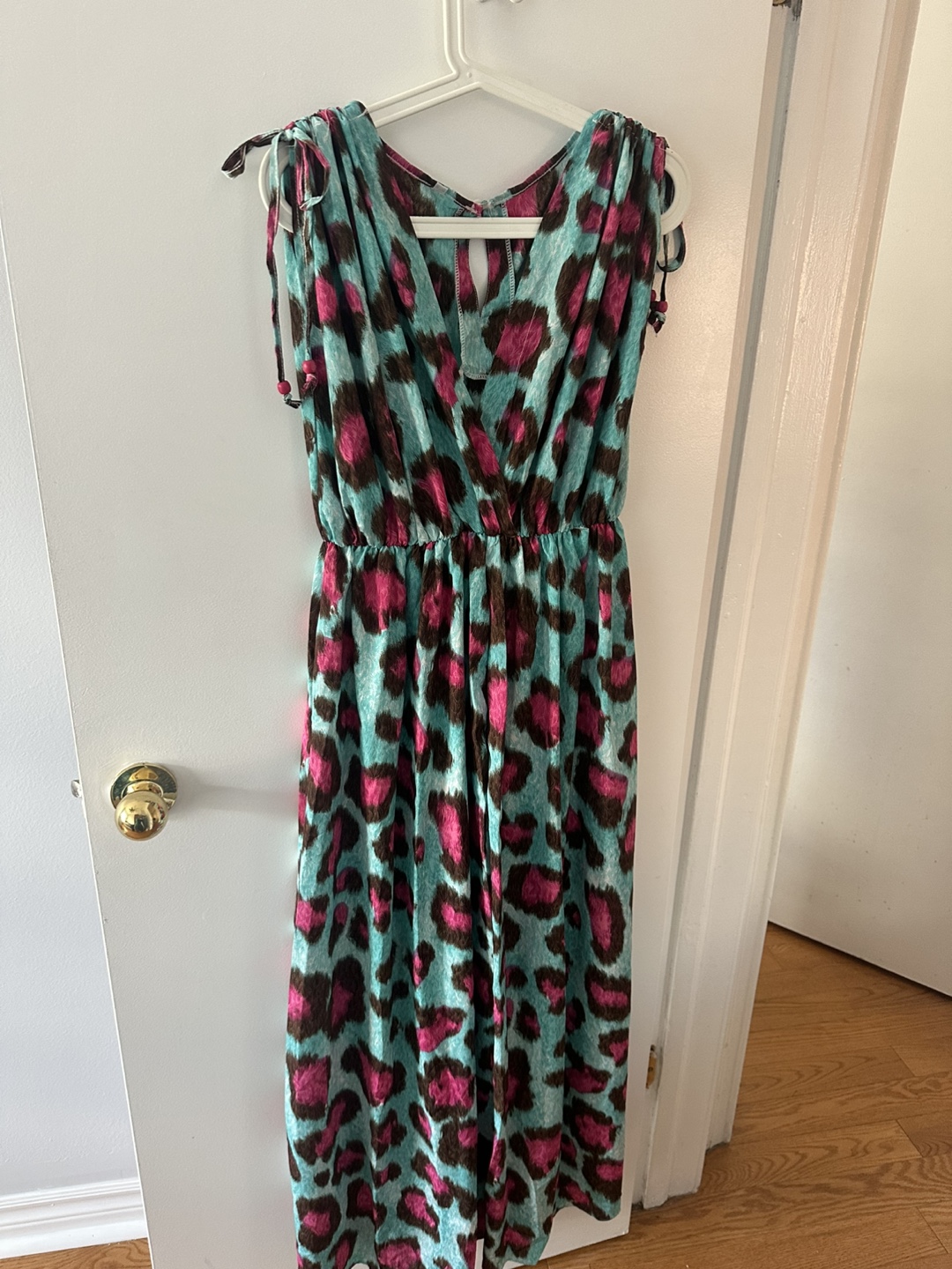 Leopard Print Maxi Dress