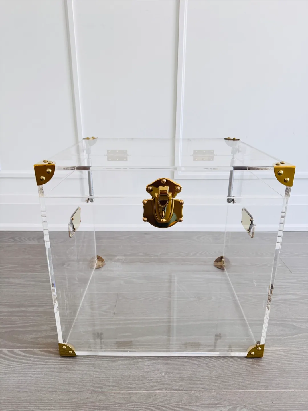 Acrylic Trunk with Gold Hardware thumbnail