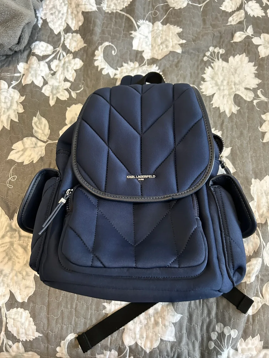 Karl Lagerfeld Paris Backpack - Navy Blue thumbnail